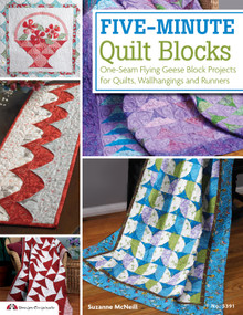 Five-Minute Quilt Blocks (One-Seam Flying Geese Block Projects for Quilts, Wallhangings and Runners) by Suzanne McNeill, 9781574214208