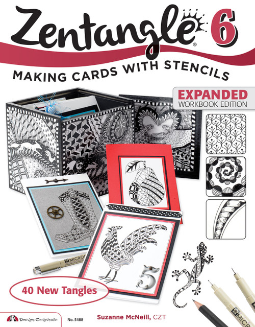 Zentangle 6, Expanded Workbook Edition (Making Cards with Stencils) by Suzanne McNeill CZT, 9781574219531