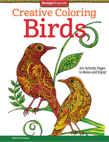 Creative Coloring Birds (Art Activity Pages to Relax and Enjoy!) by Valentina Harper, 9781497200036