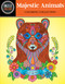Hello Angel Majestic Animals Coloring Collection by Angelea Van Dam, 9781497201446