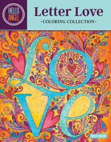 Hello Angel Letter Love Coloring Collection by Angelea Van Dam, 9781497201439