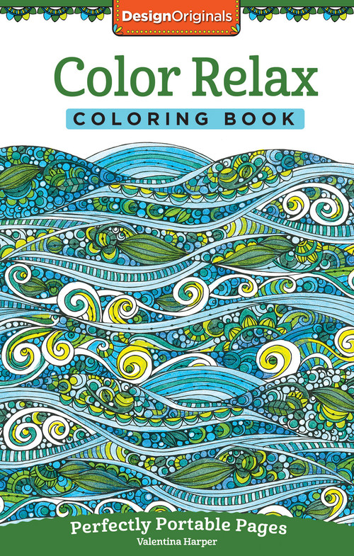 Color Relax Coloring Book (Perfectly Portable Pages) by Valentina Harper, 9781497201781