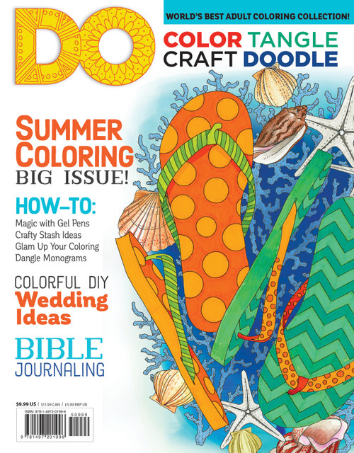 Color, Tangle, Craft, Doodle (#4) by Editors of DO Magazine, 9781497201996