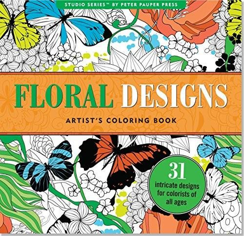 Floral Designs Artist's Coloring Book, 9781441317452