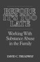 Before It's Too Late (Working with Substance Abuse in the Family) by David C. Treadway, 9780393700688
