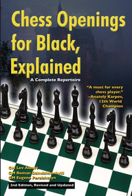 Chess Openings for Black, Explained (A Complete Repertoire) by Lev Alburt, Roman Dzindzichashvili, Eugene Perelshteyn, 9781889323183