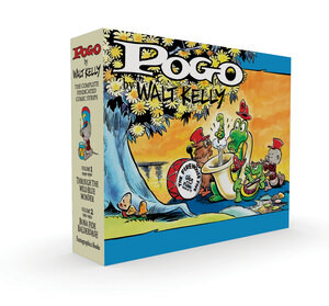 Pogo The Complete Syndicated Comic Strips Box Set: Volume 1 & 2 (Through the Wild Blue Wonder and Bona Fide Balderdash) by Walt Kelly, Jimmy Breslin, Stan Freberg, 9781606996294