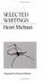 Selected Writings Michaux by Henri Michaux, Richard Ellmann, 9780811201056