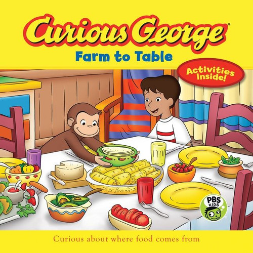 Curious George Farm to Table (CGTV 8x8) by H. A. Rey, 9780544652224