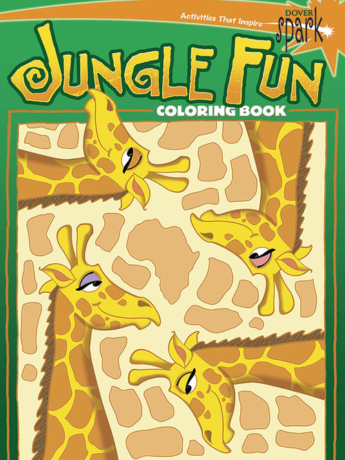 SPARK Jungle Fun Coloring Book by John Kurtz, 9780486802183