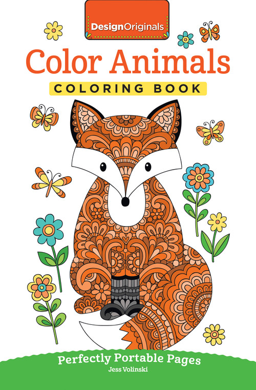 Color Animals Coloring Book (Perfectly Portable Pages) by Jess Volinski, 9781497202399