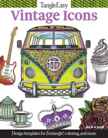 TangleEasy Vintage Icons (Design templates for Zentangle(R), coloring, and more) by Ben Kwok, 9781497200401