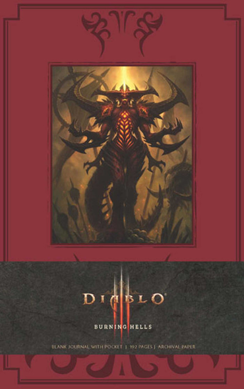 Diablo Burning Hells Hardcover Blank Journal by . Blizzard Entertainment, 9781608873326