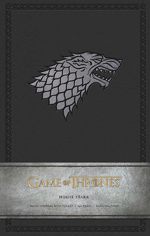 Game of Thrones: House Stark Hardcover Ruled Journal by . HBO, 9781608873685