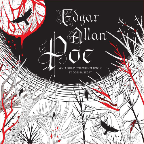 Edgar Allan Poe: An Adult Coloring Book by Odessa Begay, 9781454921356