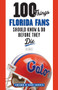 100 Things Florida Fans Should Know & Do Before They Die by Pat Dooley, Danny Wuerffel, 9781600788499