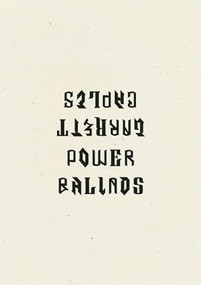 Power Ballads - 9781940696379 by Garrett Caples, 9781940696379