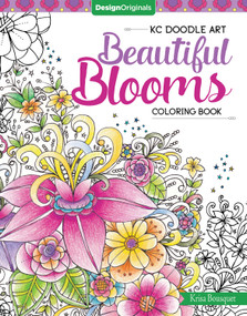 KC Doodle Art Beautiful Blooms Coloring Book by Krisa Bousquet, 9781497202108