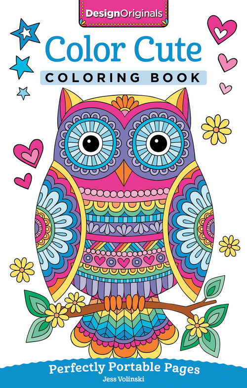 Color Cute Coloring Book (Perfectly Portable Pages) by Jess Volinski, 9781497202382