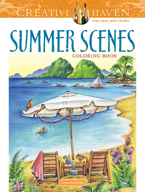 Creative Haven Summer Scenes Coloring Book by Teresa Goodridge, 9780486809335