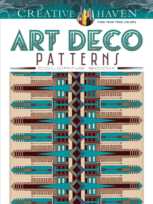 Creative Haven Art Deco Patterns Coloring Book by William Rowe, 9780486809106