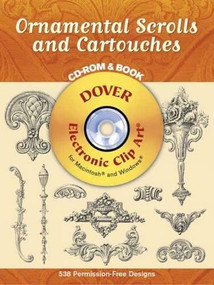 Ornamental Scrolls and Cartouches CD-ROM and Book by Syracuse Ornamental Company, 9780486996516
