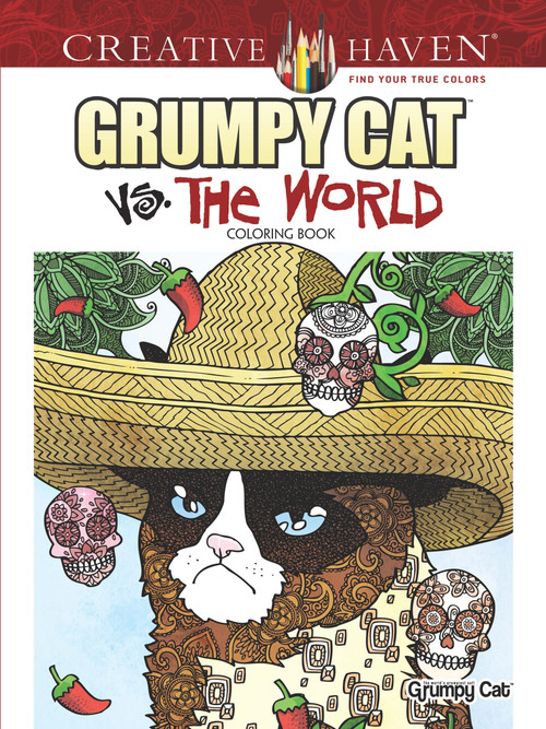 Creative Haven Grumpy Cat Vs. The World Coloring Book by Diego Jourdan Pereira, 9780486808147