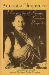Amrita of Eloquence (A Biography of Khenpo Karthar Rinpoche) by Lama Karma Drodul, Yeshe Gyamtso, 9781934608050