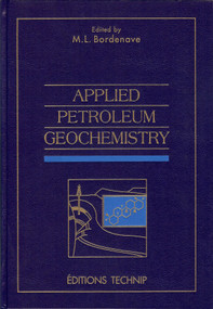 Applied Petroleum Geochemistry by Max Bordenave, 9782710806295