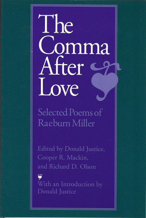 Comma After Love by Raeburn Miller, 9781884836046