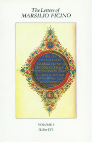 The Letters of Marsilio Ficino: Volume 3 by Marsilio Ficino, 9780856830457