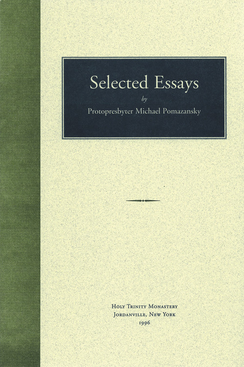Selected Essays - 9780884651451 by Michael Pomazansky, 9780884651451