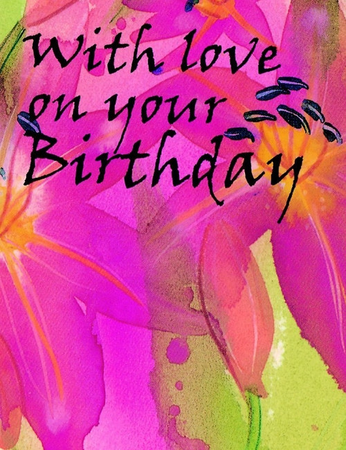With Love on Your Birthday by Olivia Warburton, 9780745944142