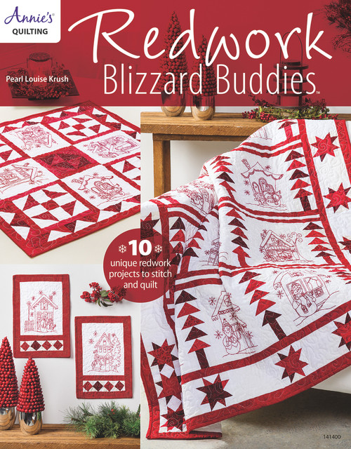 Redwork Blizzard Buddies by Pearl Louis Krush, 9781590126615
