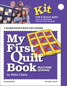 My First Quilt Book KIT (Machine Sewing) by Winky Cherry, 9780935278903