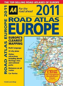 AA Road Atlas Europe 2011 by AA Publishing, 9780749563448