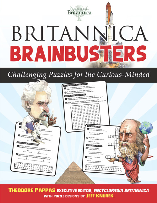 Britannica Brainbusters (Challenging Puzzles for the Curious-Minded) by Theodore Pappas, Jeff Knurek, 9781629370958