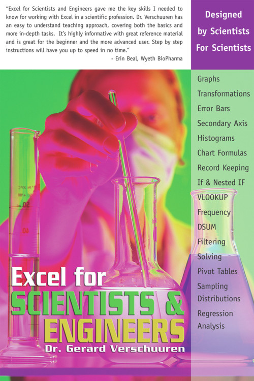 Excel for Scientists and Engineers by Dr. Gerard Verschuuren, 9781932802108