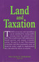 Land and Taxation by Nicolaus Tideman, 9780856831539