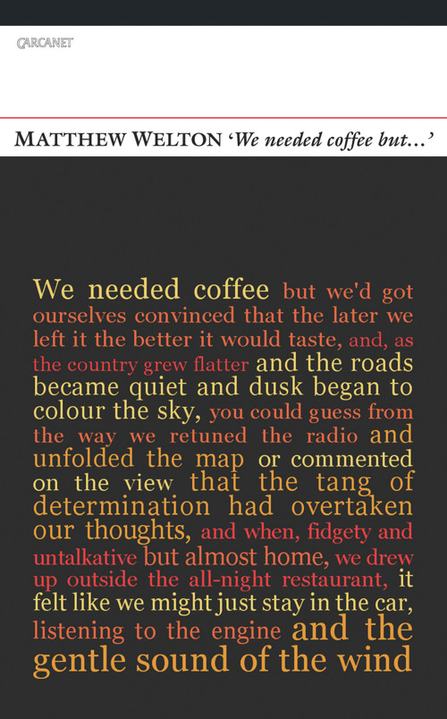 'We Needed Coffee But . . .' by Matthew Welton, 9781847770028