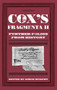 Cox's Fragmenta II (Further Folios from History) by Simon Murphy, 9780752465074