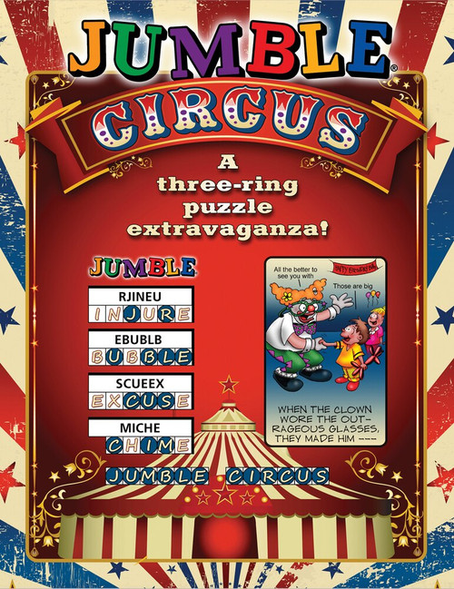 Jumble® Circus (A Three-Ring Puzzle Extravaganza!) by Tribune Media Services, 9781600787393