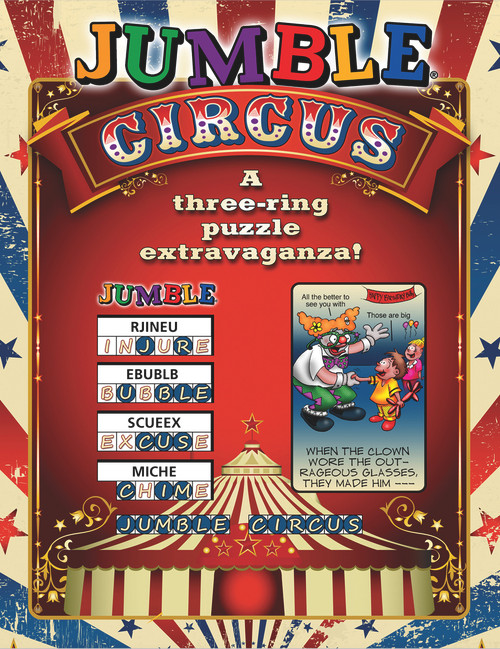 Jumble® Circus (A Three-Ring Puzzle Extravaganza!) by Tribune Media Services, 9781600787393