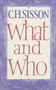What and Who by C. H. Sisson, 9781857540680