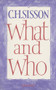 What and Who by C. H. Sisson, 9781857540680