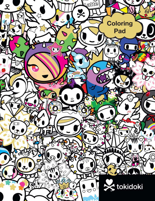tokidoki Coloring Pad by tokidoki, 9781454921837