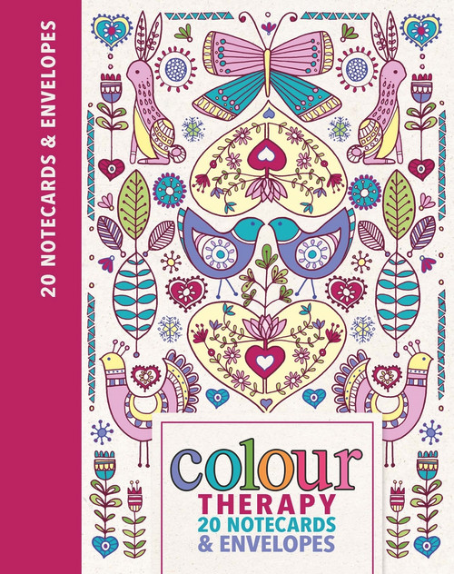 Colour Therapy 20 Notecards & Envelopes by Lizzie Preston, Chellie Carroll, 9781782435303