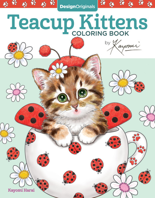 Teacup Kittens Coloring Book by Kayomi Harai, 9781497202269