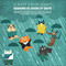 Il pleut à boire debout ! (Chansons de chiens et chats) by Marie-Eve Tremblay, 9782924217719
