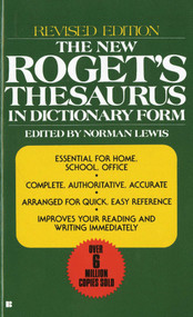 The New Roget's Thesaurus in Dictionary Form (Revised Edition) by American Heritage Editors, 9780425099759
